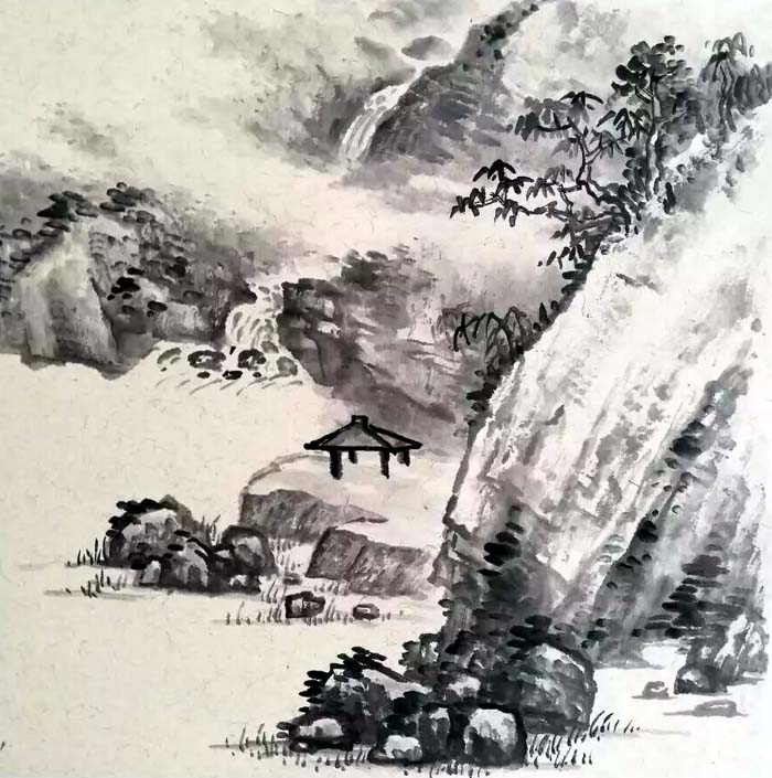 孙超峰山水画作品