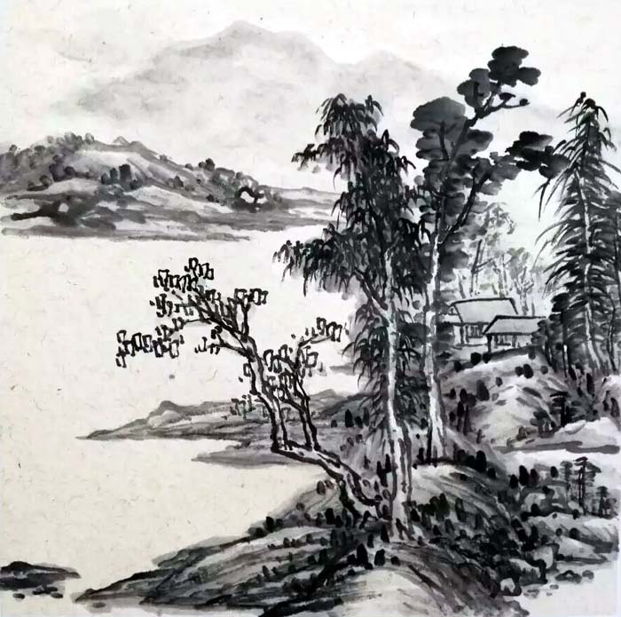 孙超峰山水画作品