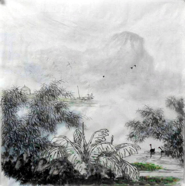 画家张建强山水画作品欣赏