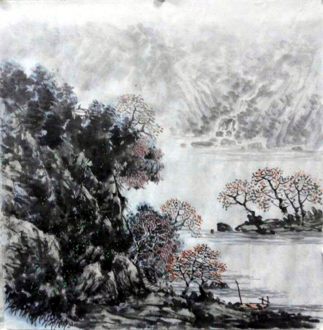 画家张建强山水画作品欣赏