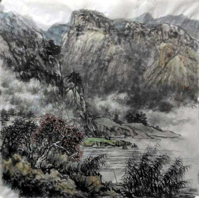 画家张建强山水画作品欣赏