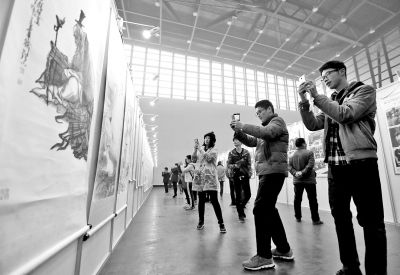 �����黭������Ʒչ����֣�ݿ�Ļ