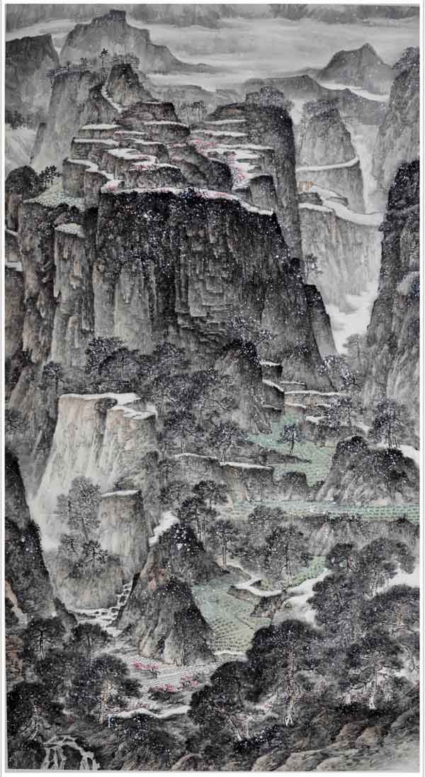 近取其质而妍 远取其势而神 张建文山水作品赏析