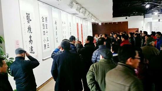 陕西:名人名家书画展喜迎新春