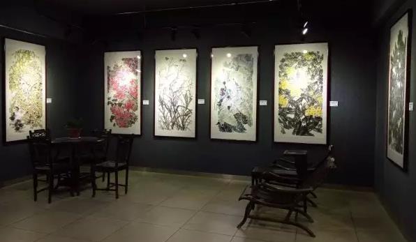 刘玉社、余建明国画联展广州番禺启幕