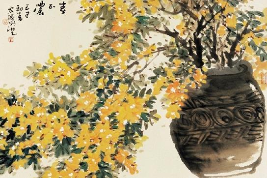 ɫī���졪��ӭ���黭չ������Ļ