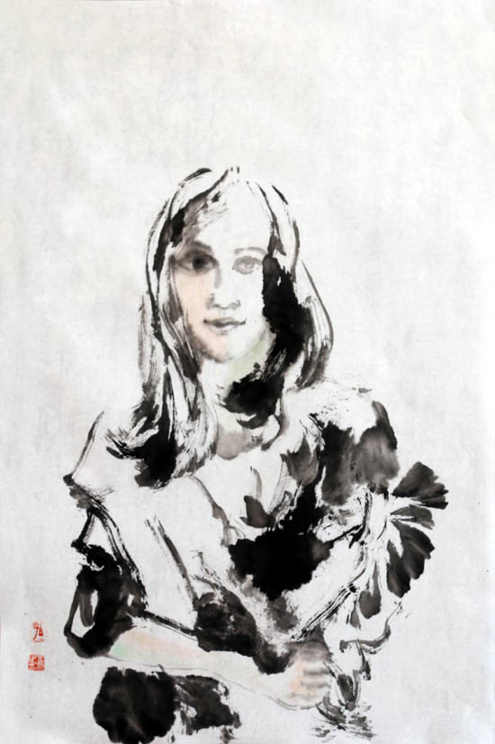 ����ɡ������롶�ɴ���ɫ��ˮīСƷչ