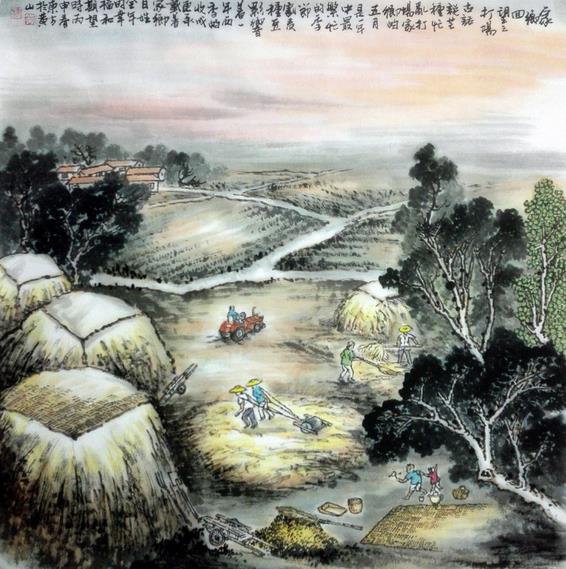 刘东方家乡回望系列连载之:《打场》