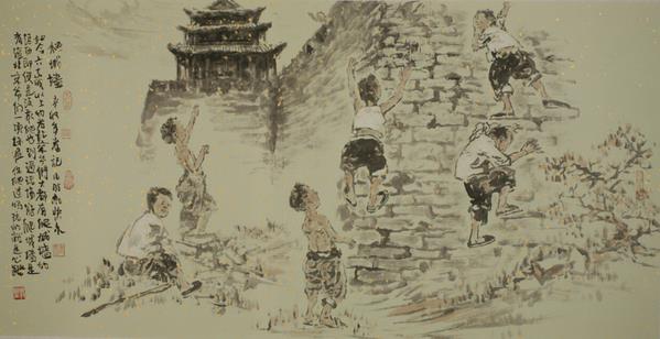 �������¡�����Ұ�滭��Ʒչ�ھ���Ļ