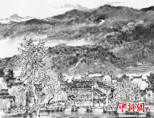 国画名家李小可、庄小雷作品展开幕