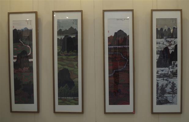 崔晓东山水画展亮相第六届(潍坊)中国画节