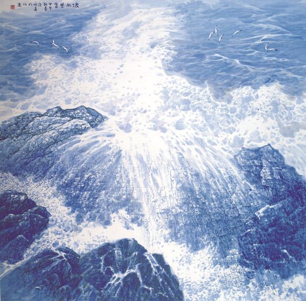 沧海潮音 海洋画派创始人宋明远创作精品展