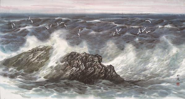 沧海潮音 海洋画派创始人宋明远创作精品展