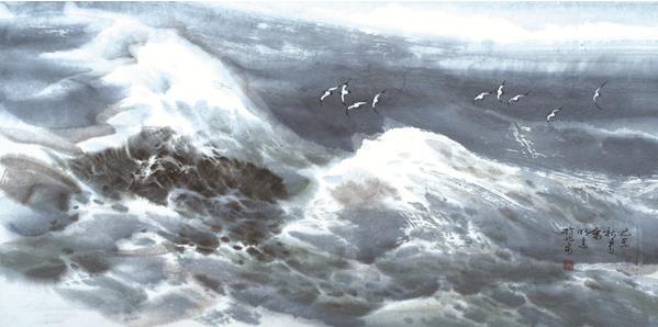 沧海潮音 海洋画派创始人宋明远创作精品展