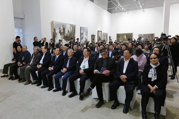 “岁月履痕 报效桑梓”肖峰、宋韧艺术展在扬州开幕