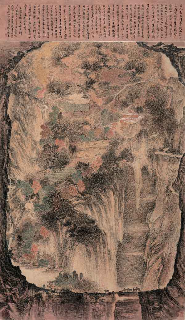 画家孙晓君作品欣赏:家山入梦来 260X145CM