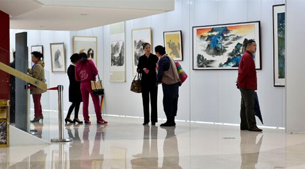 �й������黭���黭��Ʒչ��Ӫ����Ļ