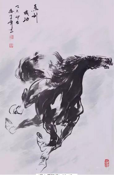 一组跃出宣纸的骏马:赏画家乔建峰作品