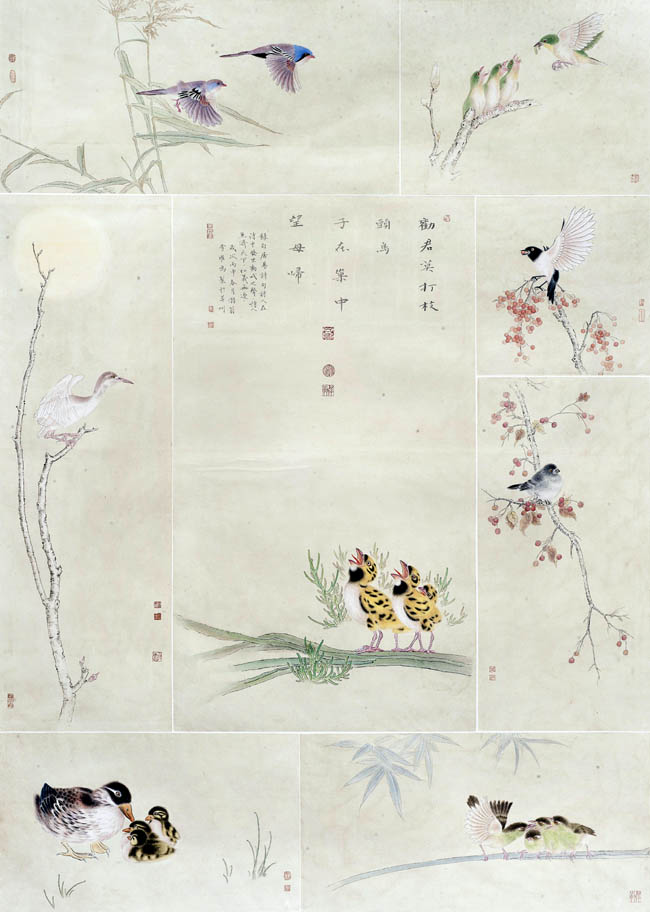 李跃鸣 三春雏语 167×119cm