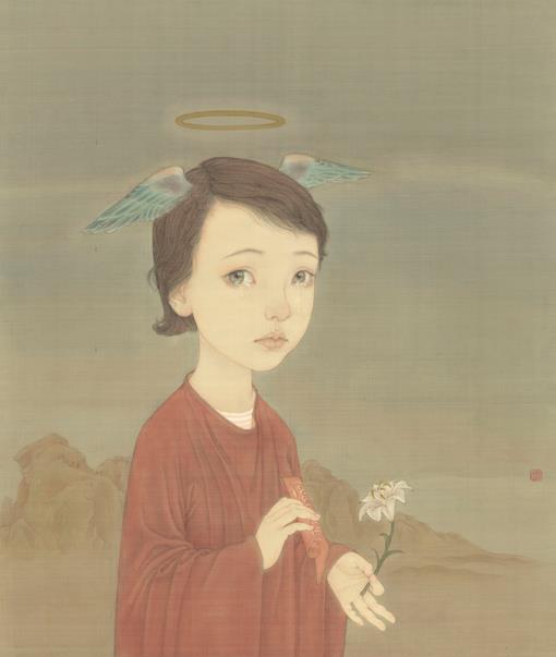 张 越 伊甸园 84×70cm