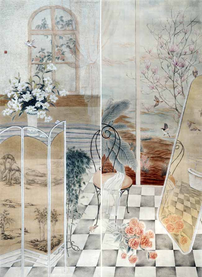 于亚杰 午后 200×160cm