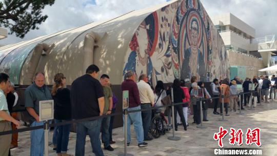 全球敦煌石窟艺术精品首聚美国展出(图)