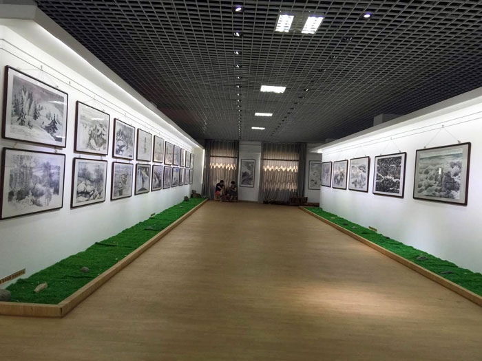 画展展厅一角