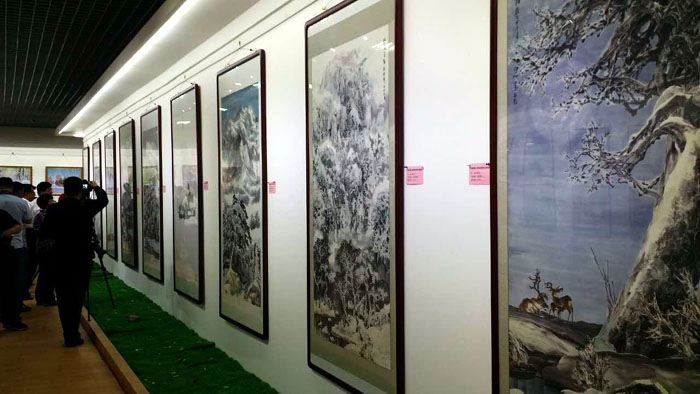 画展展厅一角