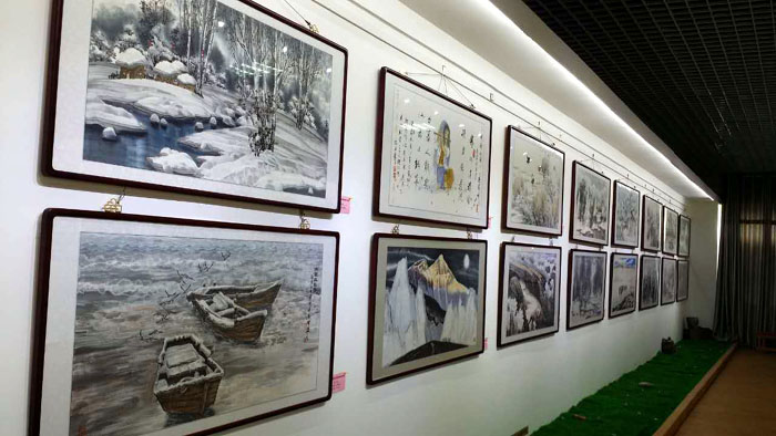 画展展厅一角