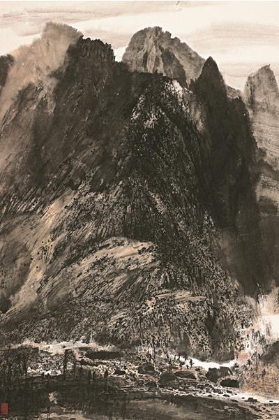 �������󡪡��˸���ɽˮ��չ��Ļ�ڼ�