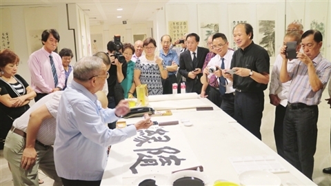 80件吴门书画作品在新加坡展出