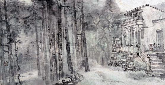 ��ά�ҡ�½ǧ���黭��Ʒչ����Ȫ��