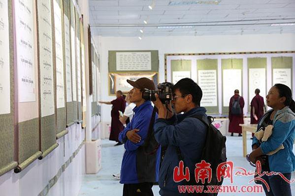 2016中国西藏雅砻文化节书画摄影展开展