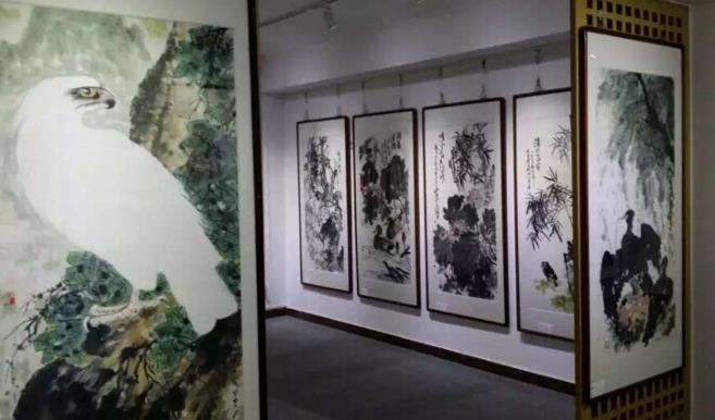 李贵君参加水墨丹青上海名家邀请展