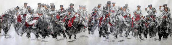 大自然的本真是赋予作品生命力的源泉--访著名画家靳军