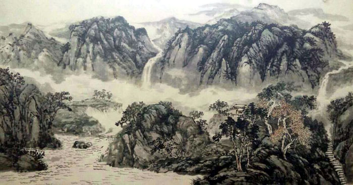 画家闫早杰国画作品