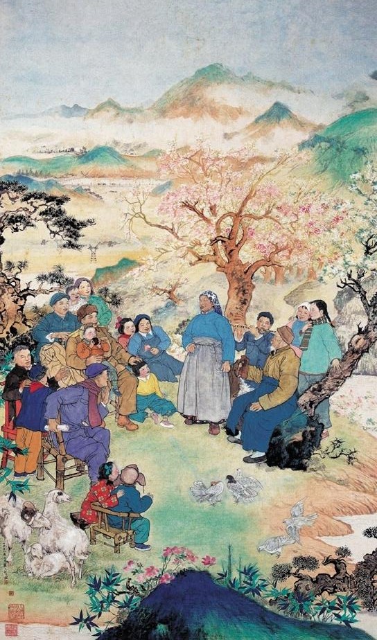 现实光芒照耀下的中国现代人物画