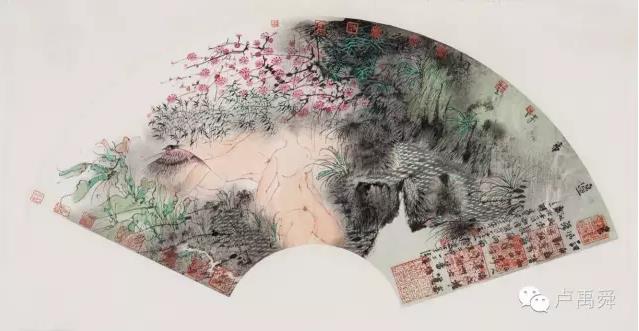 ¬��˴  �����ʫ֮ͼ  ֽ����ɫ