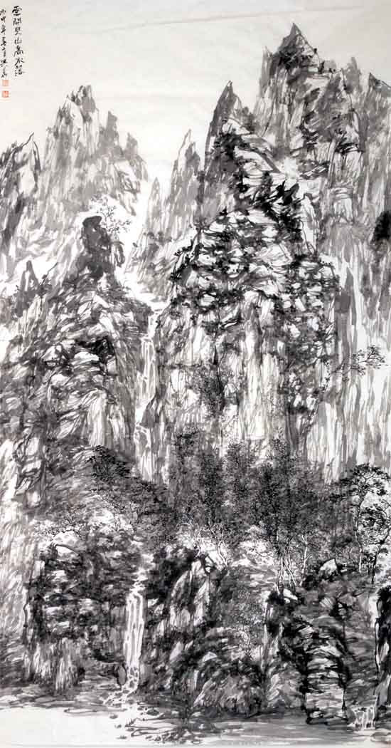 画家李兴华山水画作品欣赏