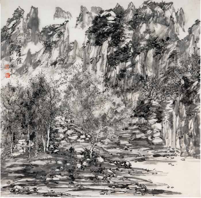 画家李兴华山水画作品欣赏9