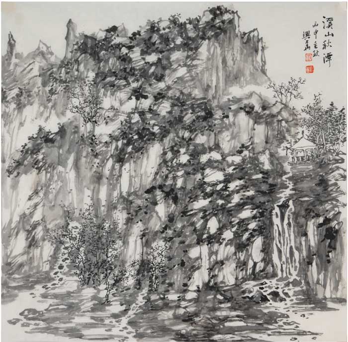画家李兴华山水画作品欣赏10