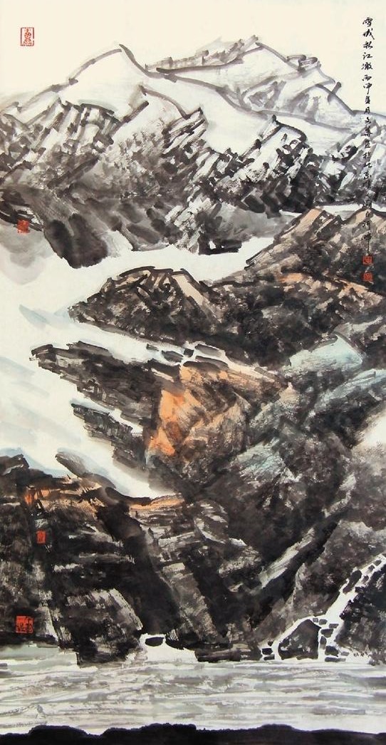 ���Ļ� ѩ���ｭ�� 136��68cm