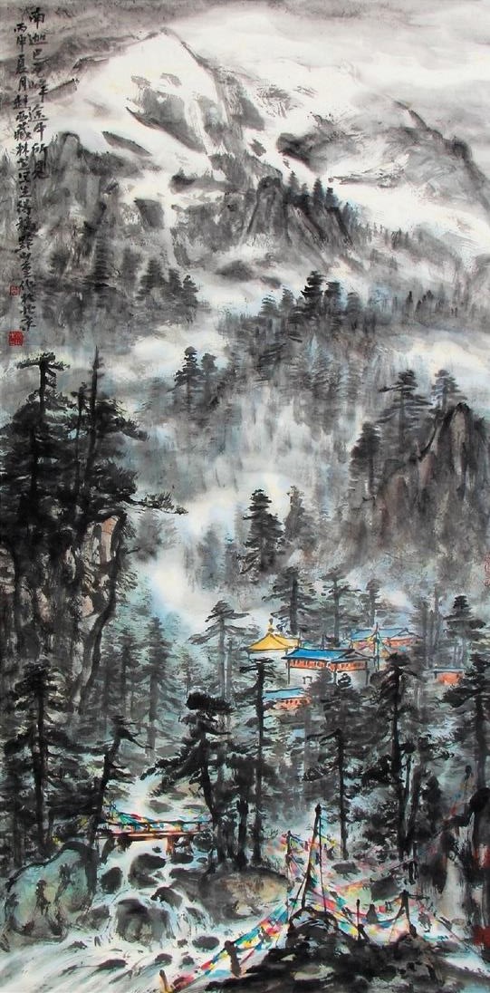 ��ǭɽ ���Ȱ��߷�;������ 136��68cm