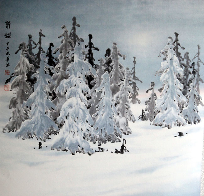 吴梦迪 静谧 68x68cm 2014年