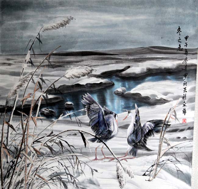 罗丽亚 冬之恋68x68cm 2014年