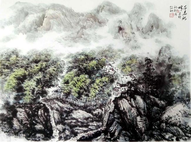 金绍林山水画作品欣赏9