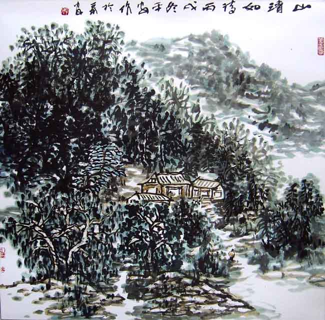 画家丁平安先生作品