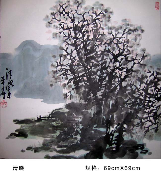 画家丁平安先生作品: