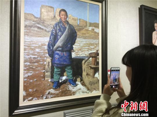 王秀章丝绸之路主题油画展在兰州展出