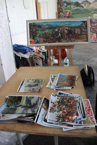 油画《太行山上的新愚公——李保国》创作感言